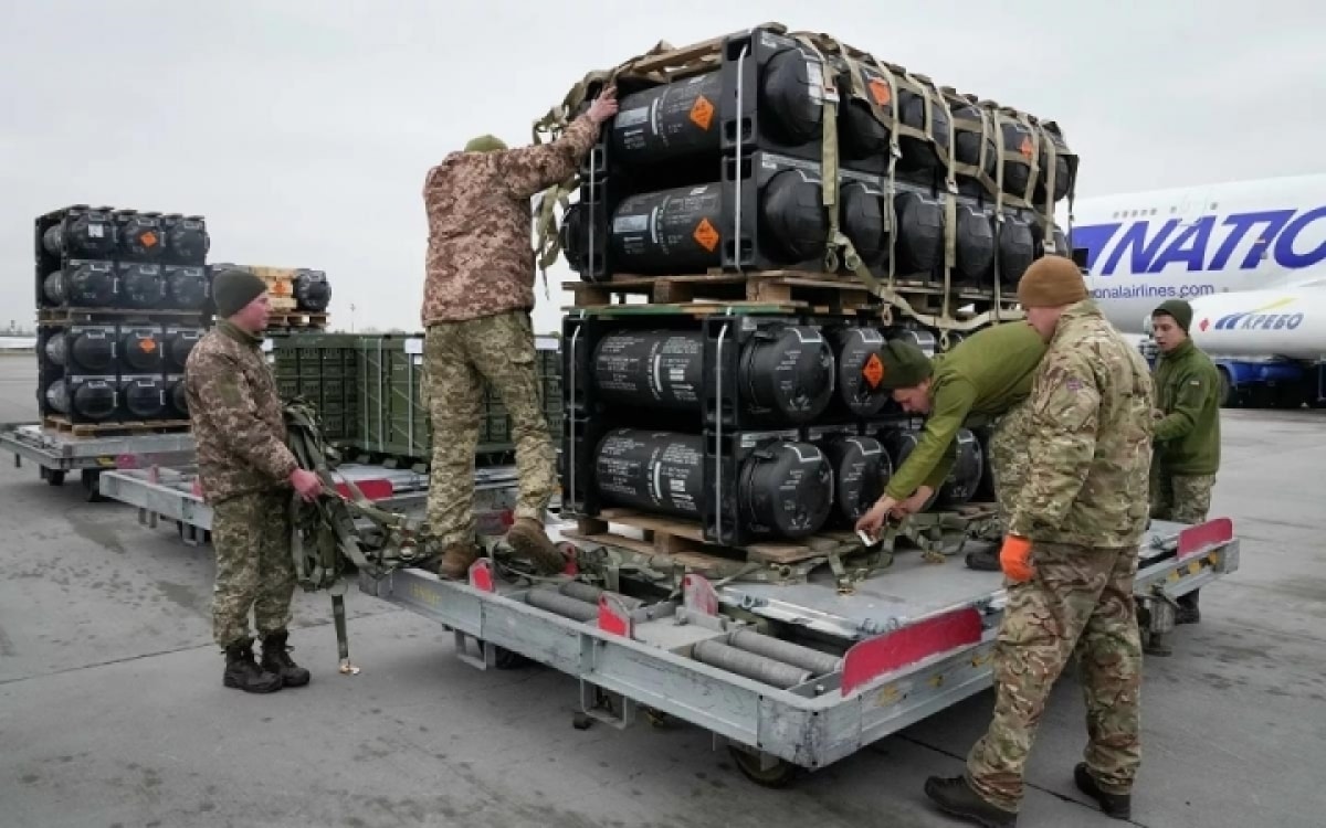 Mỹ có nhiều đợt viện trợ quân sự cho Kiev từ khi Nga mở chiến dịch quân sự tấn công Ukraine. (Ảnh: AP)