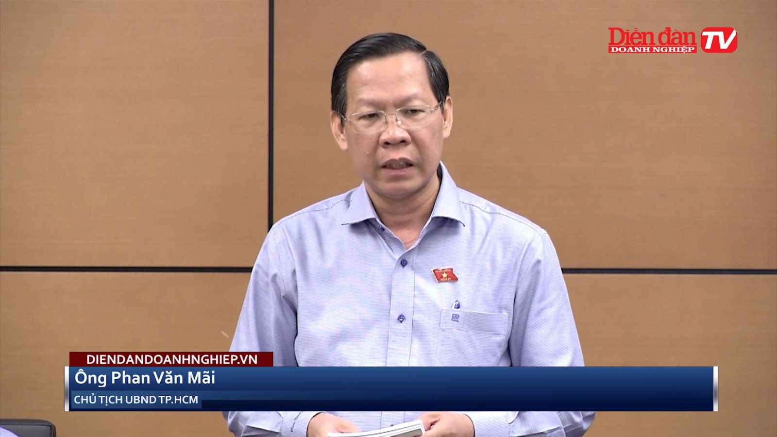 Đại biểu Phan Văn Mãi - Chủ tịch UBND TPHCM