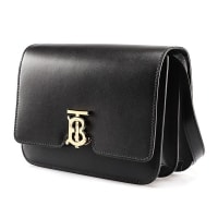 Túi đeo chéo Burberry Medium Leather TB Shoulder Bag Black 8010335 Màu Đen