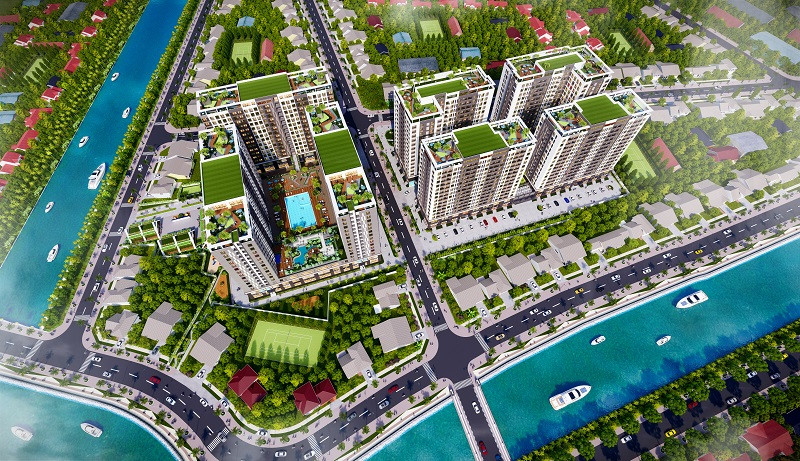 HQC sắp đón cổ đông chiến lược mới, chia sẻ lợi ích để đầu tư mua lại Golden City. (ảnh: Toàn cảnh dự án Golden City Tây Ninh hiện do Thành phố Vàng là chủ đầu tư)