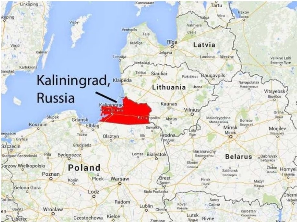 Kaliningrad – vùng lãnh thổ tách biệt của Nga. Ảnh: RT