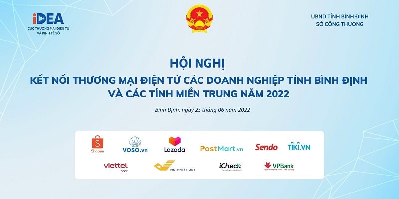 trong khuôn khổ chương trình, vào sáng ngày 25/5/2022 Cục Thương mại điện tử và Kinh tế số (Bộ Công Thương) cũng phối hợp với Sở Công Thương Bình Định tổ chức Hội nghị tập huấn và kết nối thương mại điện tử với doanh nghiệp Bình Định và các tỉnh miền Trung.