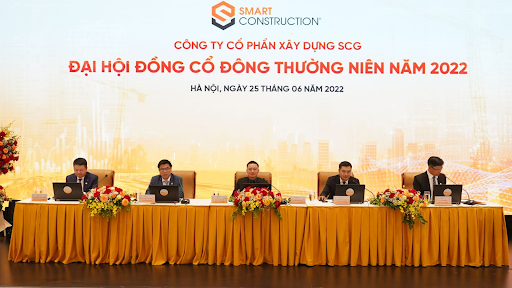 ĐHĐCĐ thường niên SCG 2022 đã diễn ra với sự đồng thuận, nhất trí cao đến từ các cổp/đông