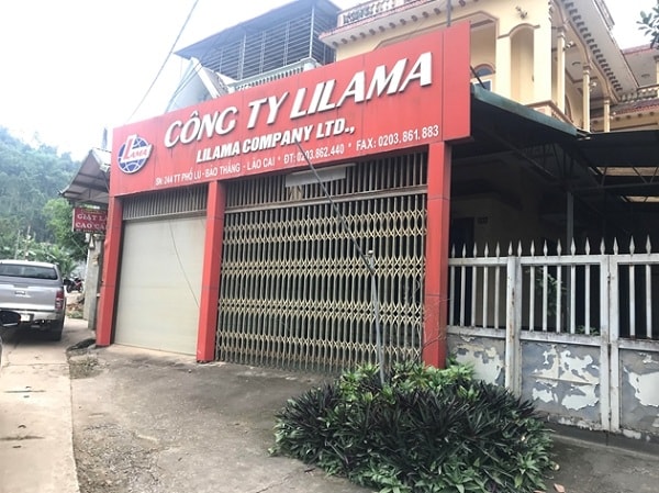 Trụ sở Cty Lilama tại huyện Bảo Thắng trước đó 