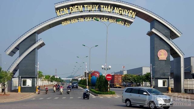 KCN Điềm Thụy – Thái Nguyên nằm trên địa bàn Tp. Phổ Yên và huyện Phú Bình