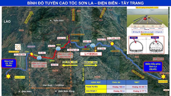 Tổng mức đầu tư dự án ước khoảng 8.177 tỷ đồng (chưa bao gồm lãi vay). Trong đó, chi phí xây dựng khoảng 5.900 tỷ đồng; vốn chủ sở hữu của các nhà đầu tư 1.269 tỷ đồng; phần vốn huy động khác khoảng 2.989 tỷ đồng, dự kiến huy động từ nhiều nguồn như ngân hàng, các nhà đầu tư có lợi ích liên quan như bất động sản, khu công nghiệp, dịch vụ.