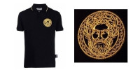 Áo Polo Versace Logo Màu Đen cho Nam