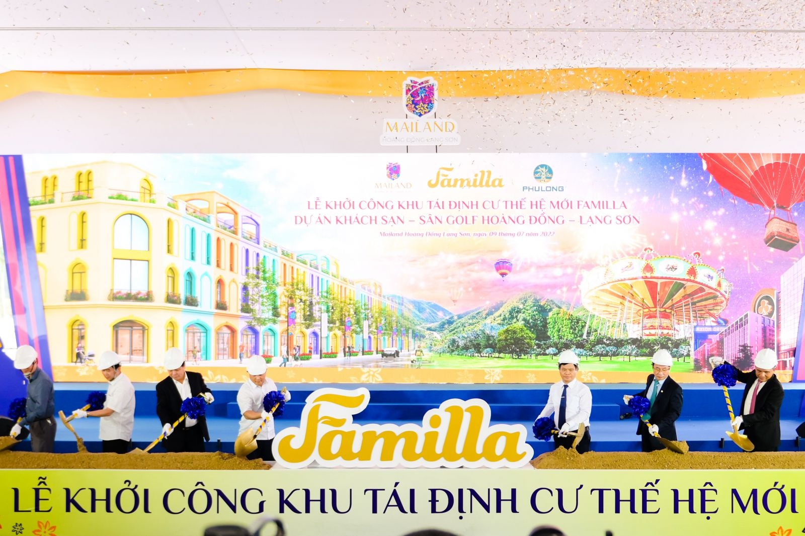 Khu tái định cư sẽ là khu nhà ở thế hệ mới Familla, được quy hoạch đồng bộ trên khu đất rộng 12,7 ha. Đặc biệt dự án dành hơn 50% diện tích cho hệ thống hạ tầng, tiện ích và cây xanh. 