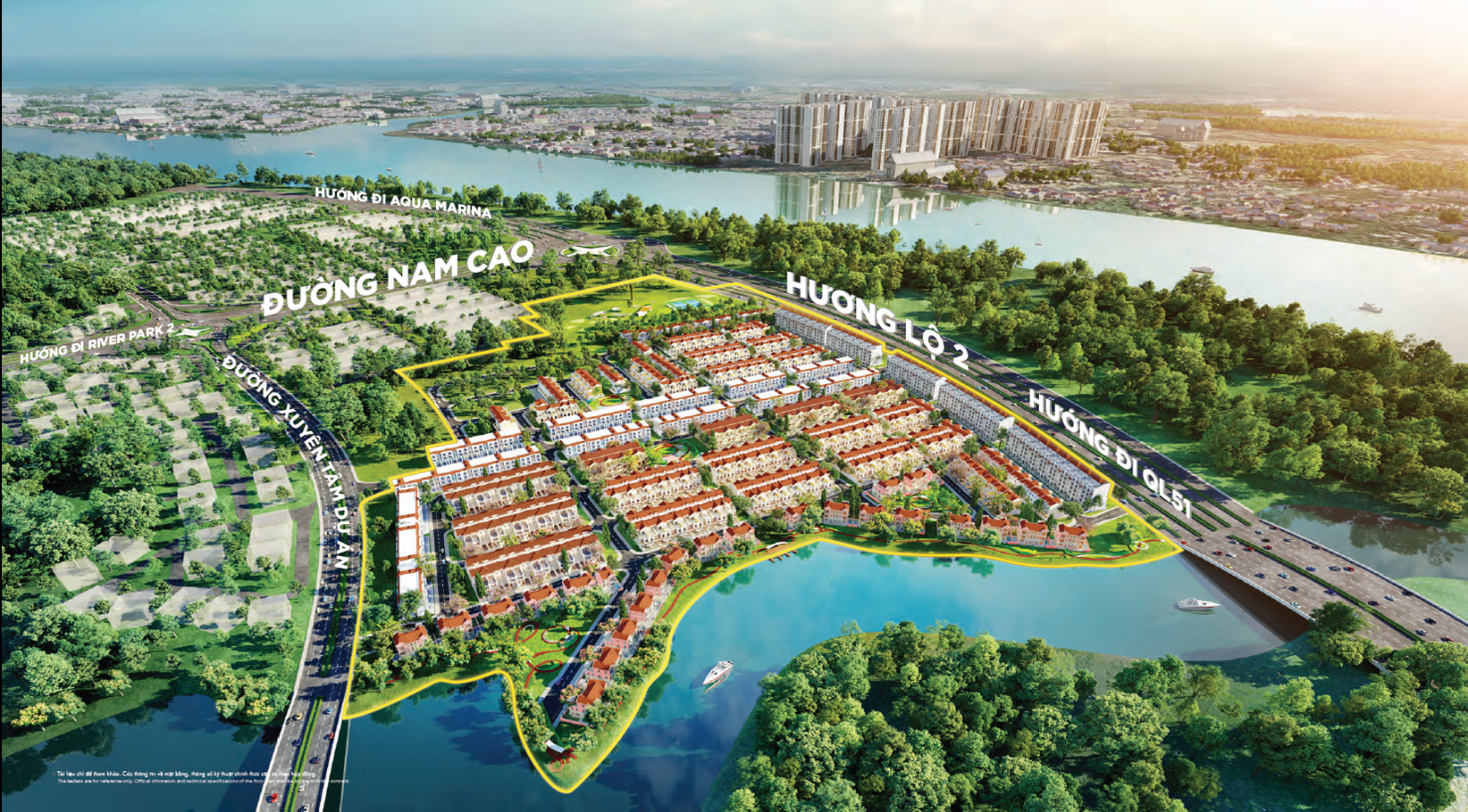 Phân khu River Park 1 – Dự án Aqua City