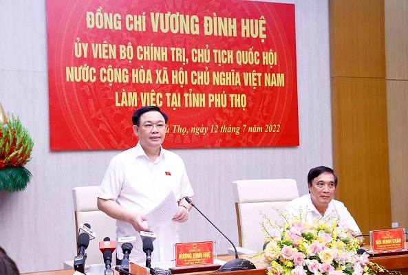 Chủ tịch Quốc hội Vương Đình Huệ.