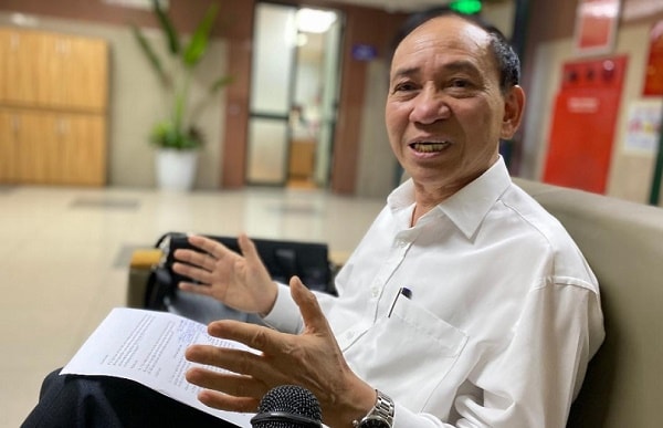 GS.TS Đỗ Thanh Bình, nguyên Chủ nhiệm khoa Lịch sử, trường ĐH Sư phạm Hà Nội. Ảnh: Ý Dịu