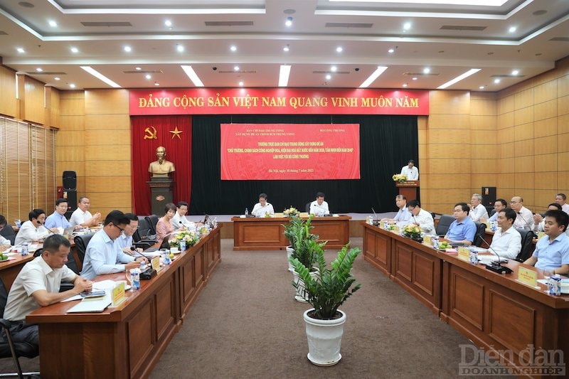 buổi làm việc với Bộ Công thương về Đề án 