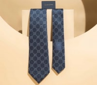 Cà vạt Gucci GG Pattern Silk Tie