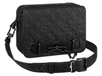 Túi Đeo Chéo Louis Vuitton Steamer Messenger Mono Đen Chìm