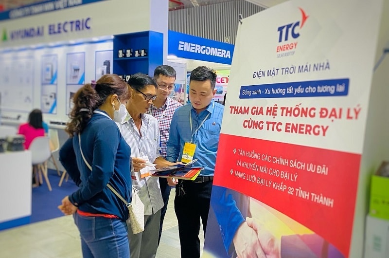 Gian hàng TTC Energy gây ấn tượng mạnh đến khách hàng