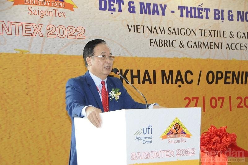 Ông Vũ Đức Giang - Chủ tịch Hiệp hội Dệt May Việt Nam - Ảnh: Đình Đại.