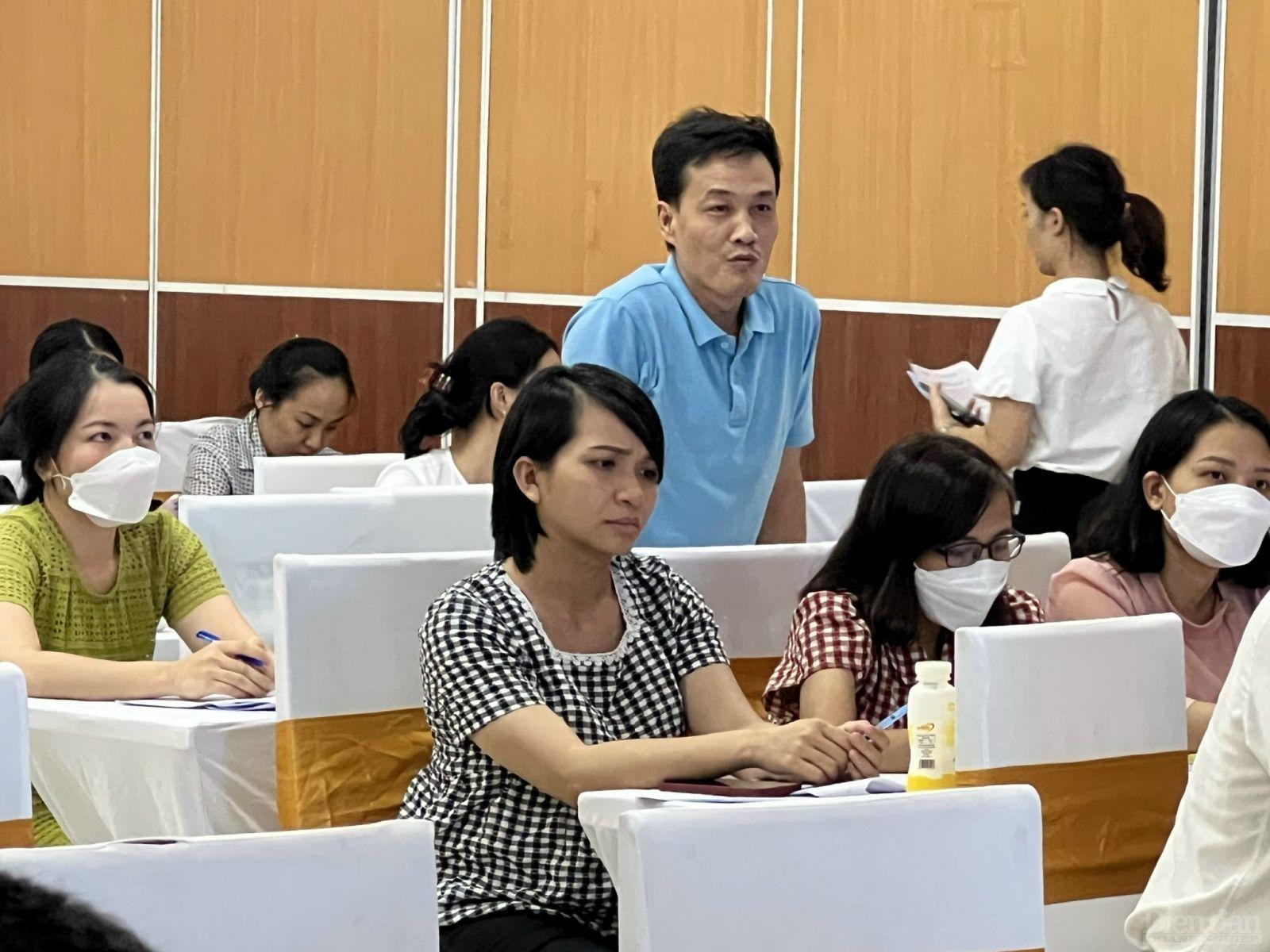 Các học  viên  tương  tại  tại  khoá học.