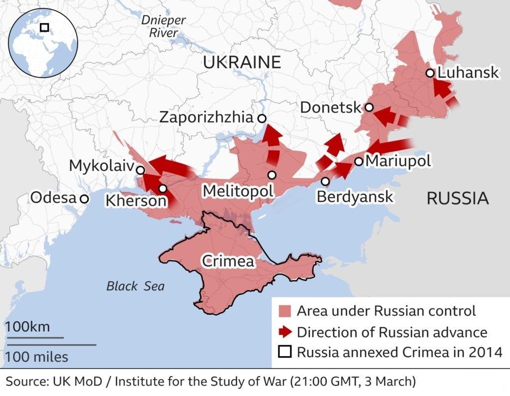 Ukraine đang dồn lực phản công để chiếm lại Kherson