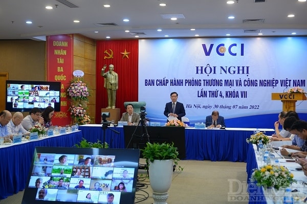 Chủ tịch VCCI Phạm Tấn Công VCCI đã có nhiều đổi mới từ nội dung đến phương thức hoạt động. Ảnh: Quốc Tuấn