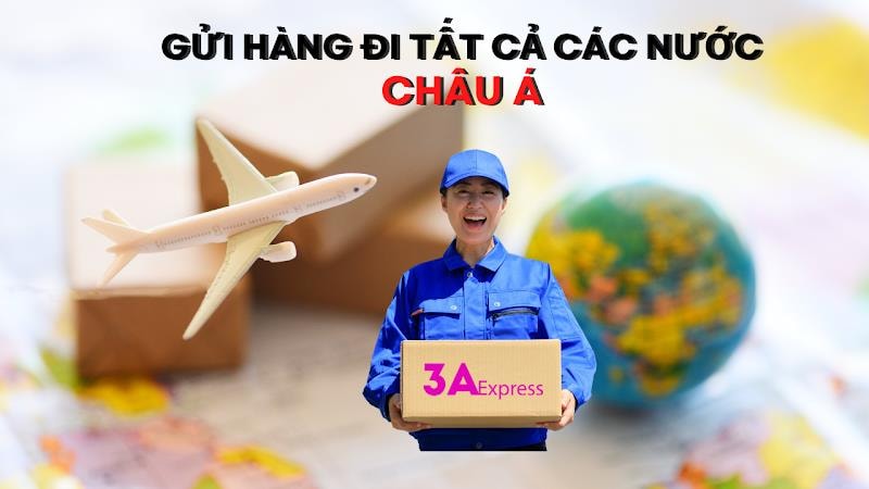 Gửi hàng đa dạng đến nhiều quốc gia khu vực Châu Á