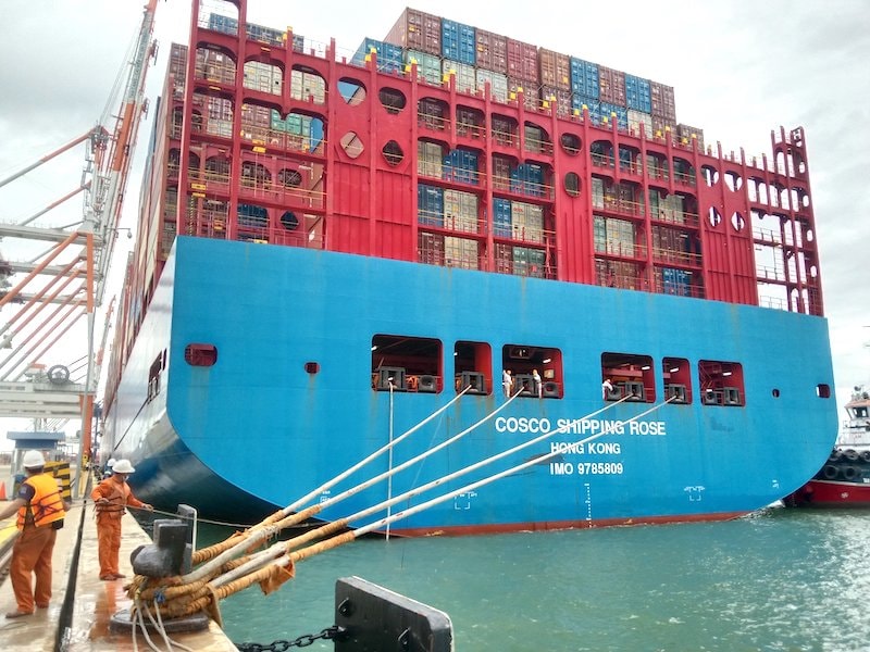 Hãng tàu COSCO đã một lần nữa thể hiện sự tin tưởng cao vào uy tín và chất lượng dịch vụ của Cảng TCTT.