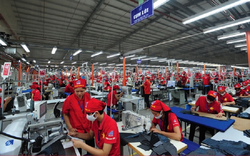 Dệt may đang có tăng trưởng kim ngạch xuất khẩu tích cực