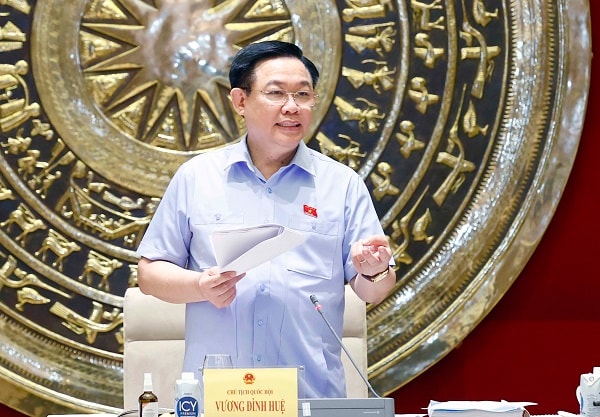 Chủ tịch Quốc hội Vương Đình Huệ. Ảnh: Doãn Tấn