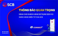 SCB thông báo chuyển đổi dữ liệu ngân hàng điện tử