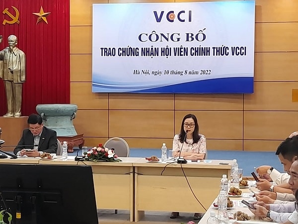 Tổng Thư ký VCCI Trần Thị Lan Anh. Ảnh: Nguyễn Việt