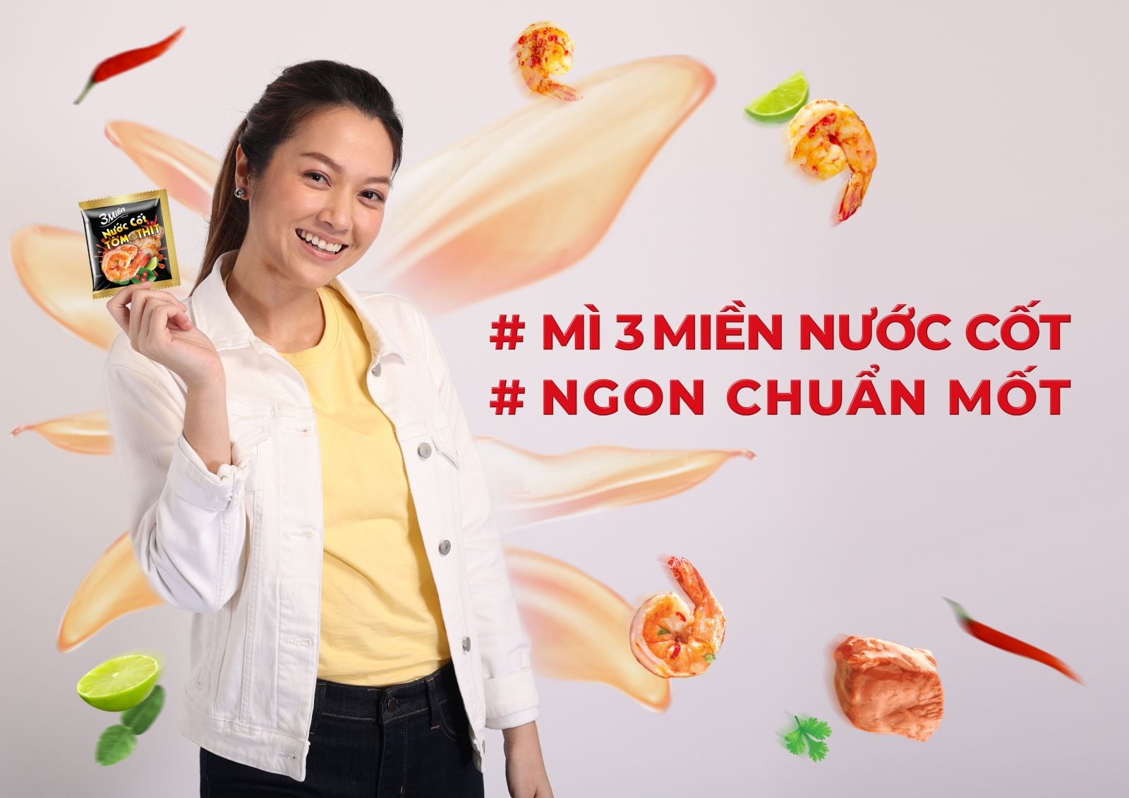 Gói nước cốt sáng tạo khiến trải nghiệm ăn mì chuẩn mốt.