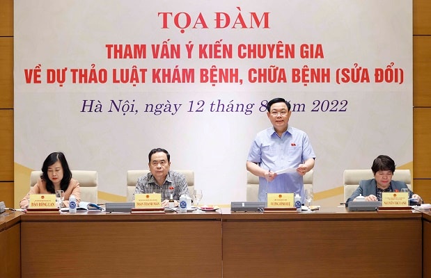 Chủ tịch Quốc hội Vương Đình Huệ. Ảnh: Doãn Tấn