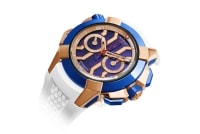 Đồng Hồ Jacob & Co Epic X Chrono Rose Gold Blue Bezel EC314.42.PD.LN.A.HB4D