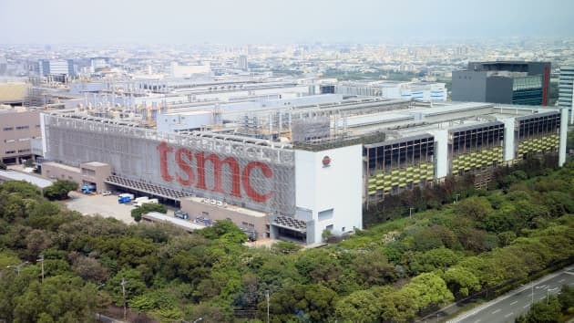 tòa nhà TSMC ở Đài Loan vào ngày 8 tháng 4 năm 2022. Bloomberg