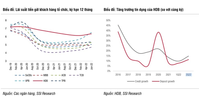 HDBank có tăng trưởng tín dụng mạnh mẽ 