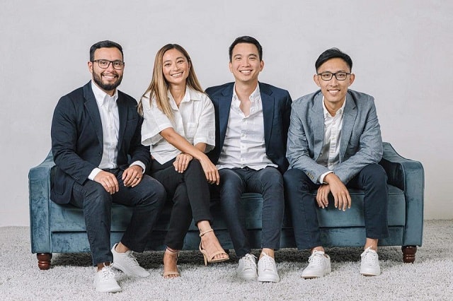 Các đồng sáng lập Juan Gonzalez, Tessa Wijaya, Moses Lo và Bo Chen (từ trái sang). Ảnh: Xendit