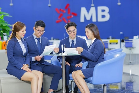 MBBank là một trong những ngân hàng đầu tư chuyển đổi số với định hướng trở thành doanh nghiệp số. Ảnh: MB