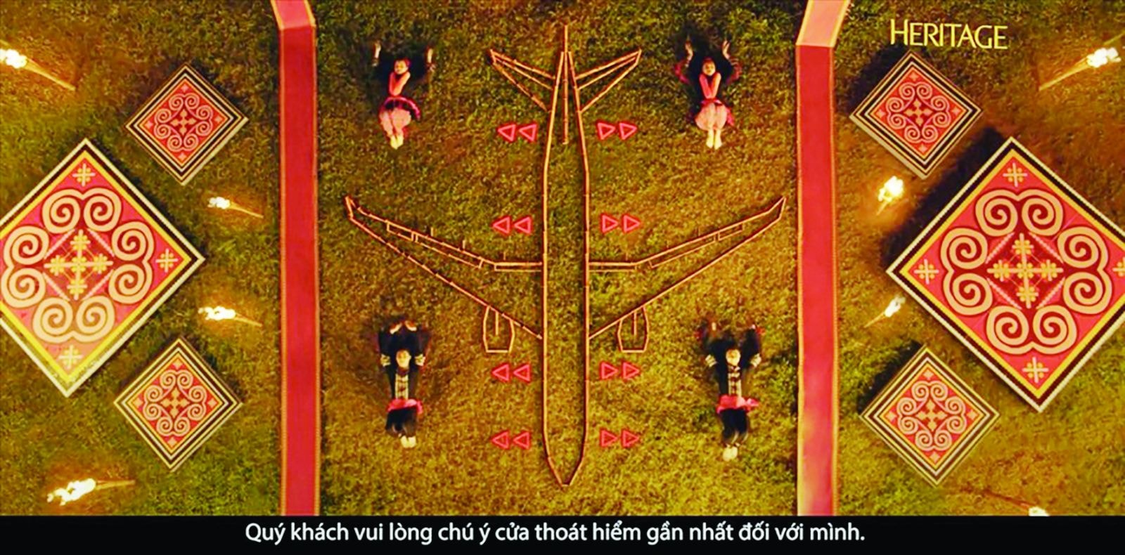  Những quy định an toàn bay được thể hiện mềm mại, trẻ trung, giàu tính nghệ thuật và đậm chất văn hóa của các dân tộc Việt Nam.