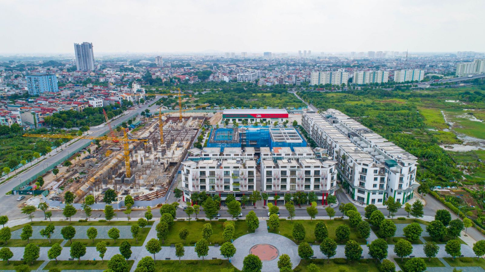 Vị trí xây dựng các tòa chung cư K1 – K2 – K3 (ảnh Khai Sơn City)