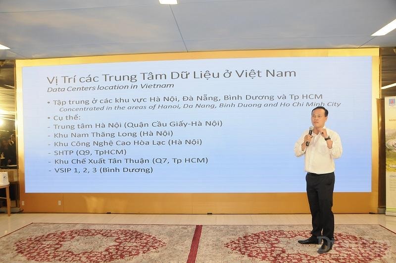 ông Billy Bùi – Giám đốc phát triển Trung tâm dữ liệu VNG Cloud cho rằng, cơ hội cho các nhà đầu tư nước ngoài đầu tư vào Trung tâm dữ liệu tại Việt Nam hiện nay là rất lớn - Ảnh: Đình Đại.