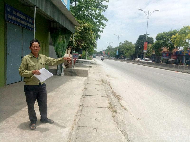 Ông Nguyễn Đình Trợi ở khối 11, phường Quỳnh Xuân, TX. Hoàng Mai đã làm đơn yêu cầu bồi thường đất nhưng đến nay vẫn chưa được giải quyết