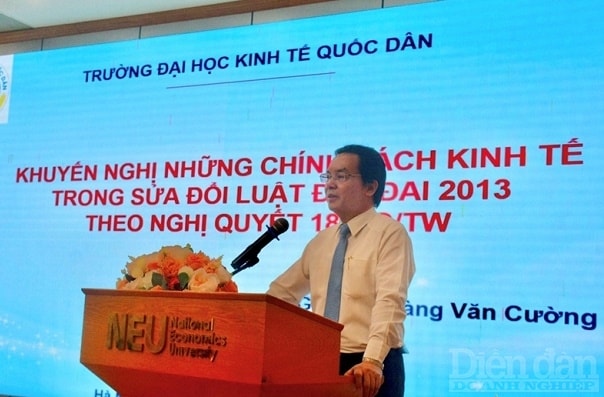 GS, TS Hoàng Văn Cường, Phó Hiệu trưởng trường Đại học kinh tế Quốc dân. Ảnh: Nguyễn Việt