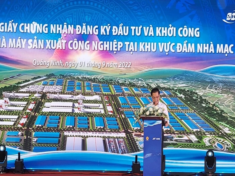 ông Bùi Văn Khắng – PCT UBND tỉnh Quảng Ninh phát biểu tại sự kiện