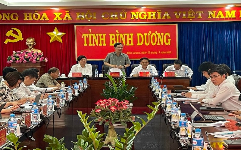 ngày 05/08/2022, Đoàn Công tác của ban Chỉ đạo tổng kết Nghị quyết số 09-NQ/TW của Bộ Chính trị, đã chính thức làm việc với cộng đồng doanh nghiệp và các cơ quan ban ngành của tỉnh Bình Dương. 