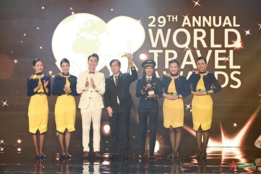 Vietravel Airlines nhận Giải thưởng World Travel Awards 2022 - Khu vực châu Á và châu Đại Dương.