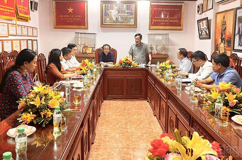 Chủ tịch VCCI tại Tổng Công ty Vật tư nông nghiệp Nghệ An
