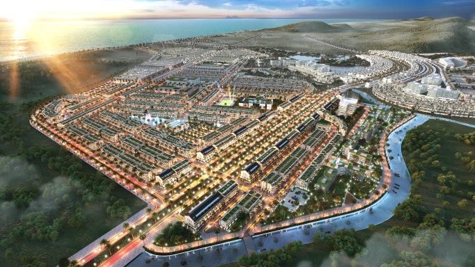 Các tuyến giao lộ như trục xương sống chạy dọc Meyhomes Capital Phú Quốc.