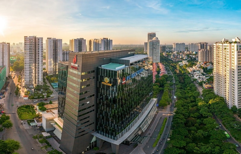 Nằm trên đường Nguyễn Hữu Thọ, dự án Dragon City đang được Phú Long đẩy mạnh triển khai. Ảnh: Danh Phạm
