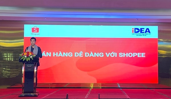 ông Jason Bay, Giám đốc Văn phòng điều hành Tập đoàn Sea Group (Singapore) - chủ sở hữu sàn thương mại điện tử Shopee. Nguồn ảnh: MOIT