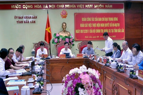 Quang cảnh hội nghị khảo sát.