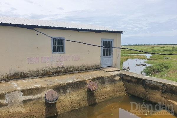 Không đủ nguồn nước, 90ha đất nông nghiệp tại khu vực có nguy cơ sụt giảm năng suất là rất cao.